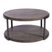 Liberty Furniture Modern View Round Cocktail Table in Gray image