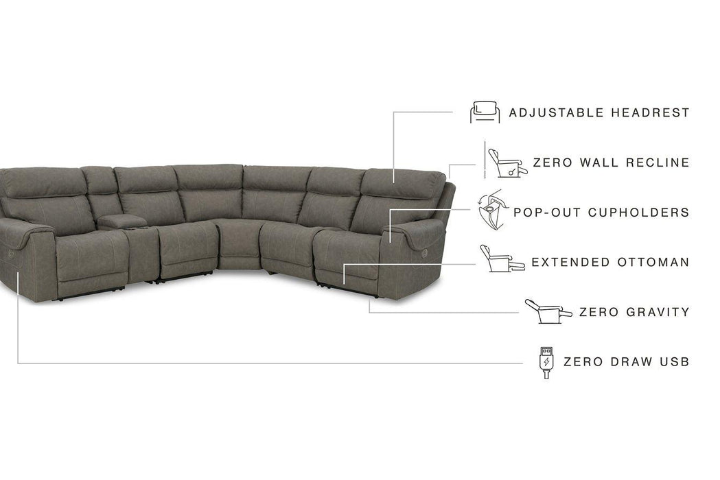 Starbot Power Reclining Sectional