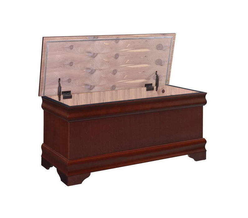 Louis Philippe Traditional Warm Brown Chest