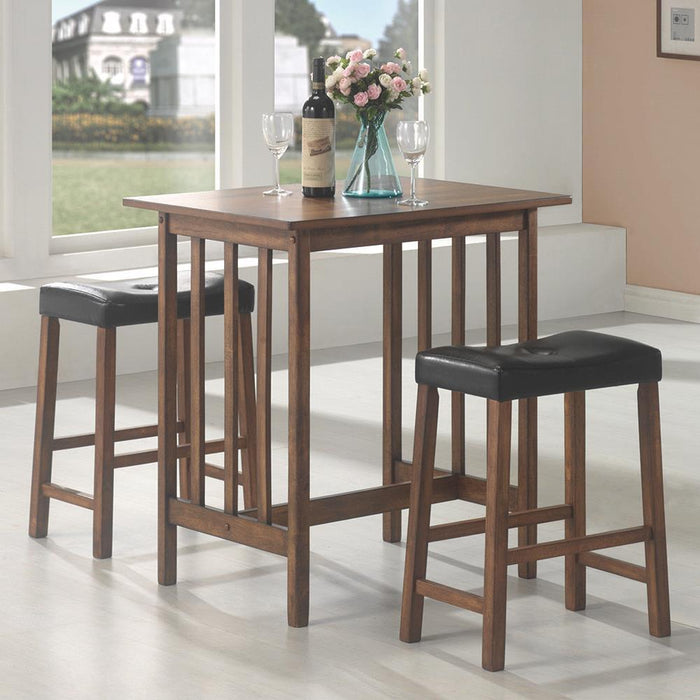 G130004 Casual Brown Three Piece Table Set