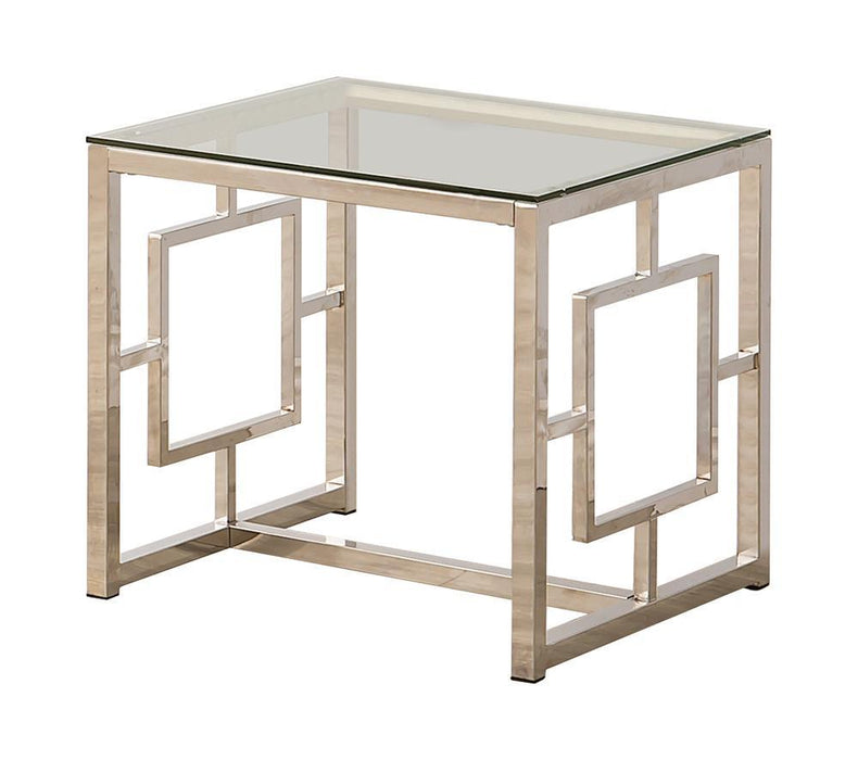 G703738 Occasional Contemporary Nickel End Table