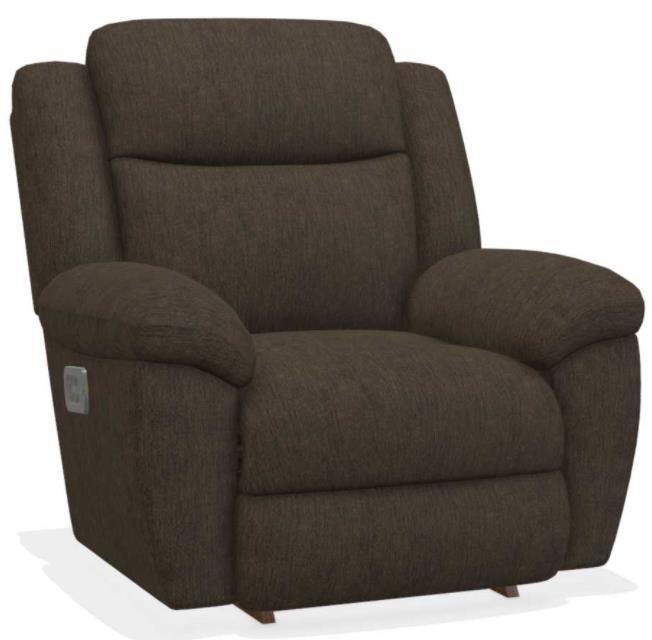 La-Z-Boy Joel Chocolate Power Rocking Recliner with Headrest image