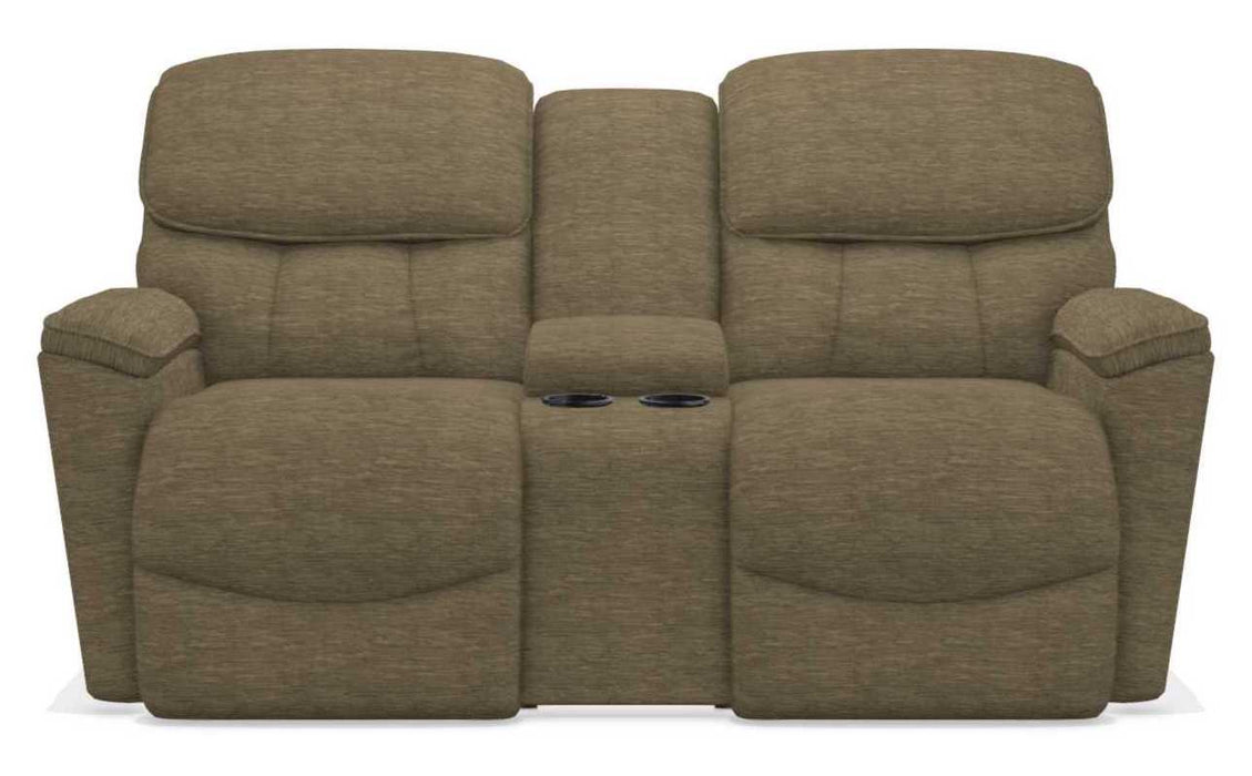 La-Z-Boy Kipling Moss Power Reclining Loveseat With Headrest and Console image