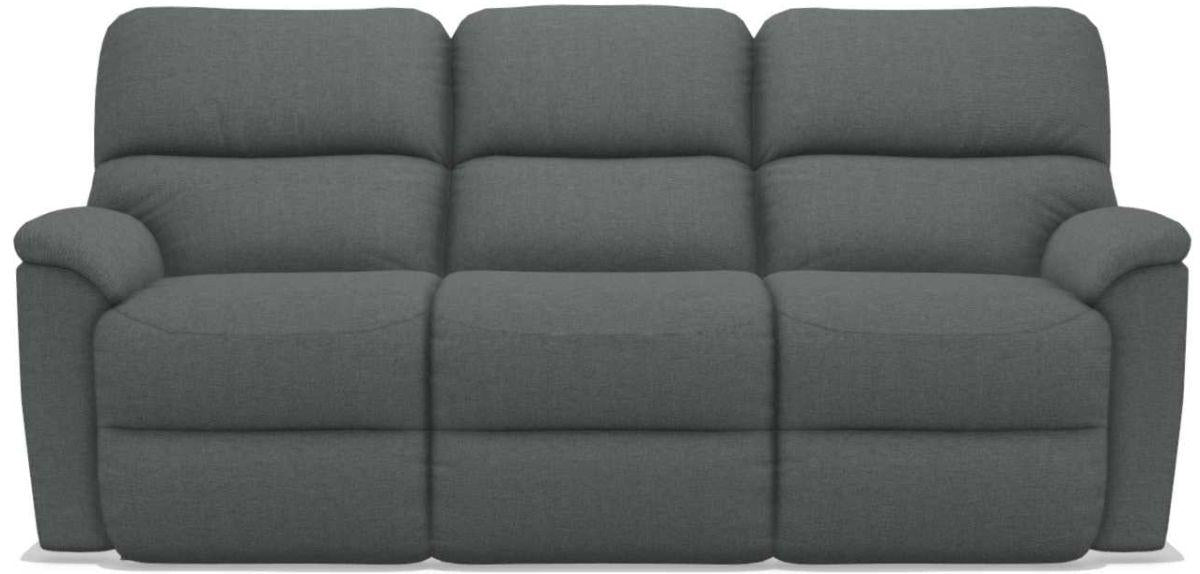 La-Z-Boy Brooks Gray Power Reclining Sofa with Headrest