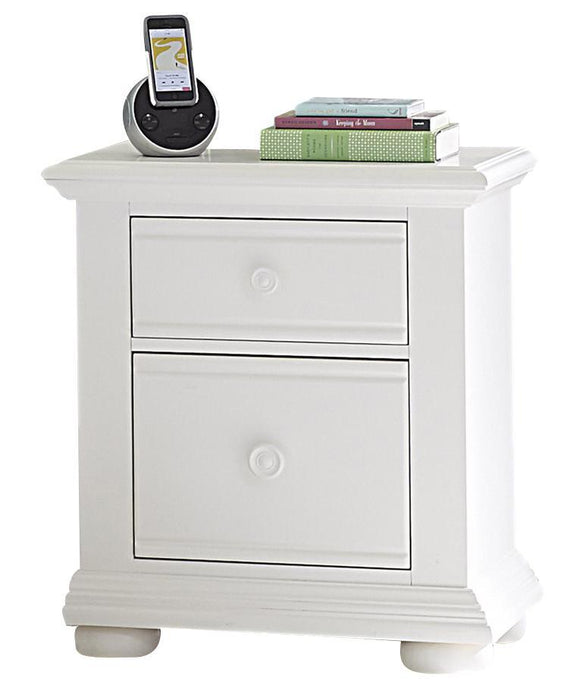 Liberty Furniture Summer House 2 Drawer Nightstand in Oyster White