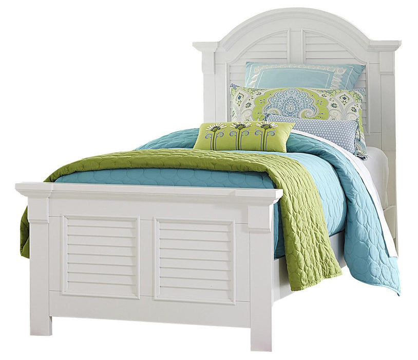 Liberty Furniture Summer House Twin Panel Bed in Oyster White