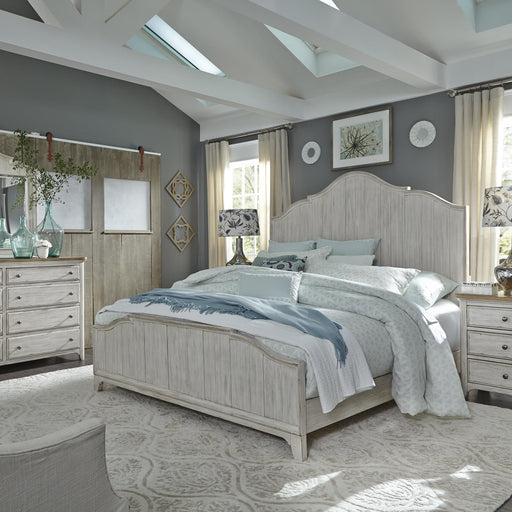 Farmhouse Reimagined Queen Panel Bed, Dresser & Mirror, Night Stand image