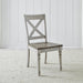 Cottage Lane X Back Wood Seat Side Chair (RTA) image