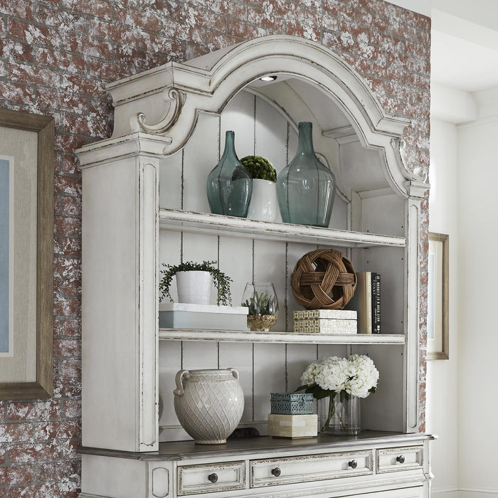 Magnolia Manor Credenza & Hutch