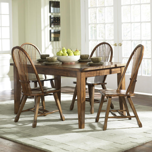 Treasures Rectangular Leg Table - Oak image