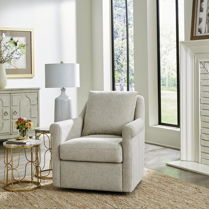 Landcaster Upholstered Accent Chair - Pebble image