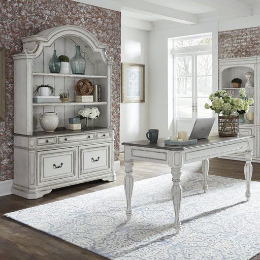 Magnolia Manor 3 Piece Desk & Hutch Set image