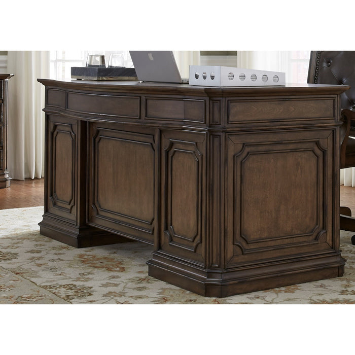 Liberty Amelia Jr Executive Desk in Antique Toffee