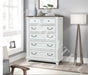 Liberty Furniture River Place 6 Drawer Chest in Riverstone White and Tobacco image
