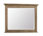Vaughan Bassett Carlisle Landscape Mirror in Warm Natural image