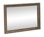 Liberty Furniture Town & Country Landscape Mirror in Dusty Taupe image
