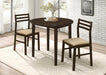 G130005 Casual Cappuccino Three Piece Dining Set image