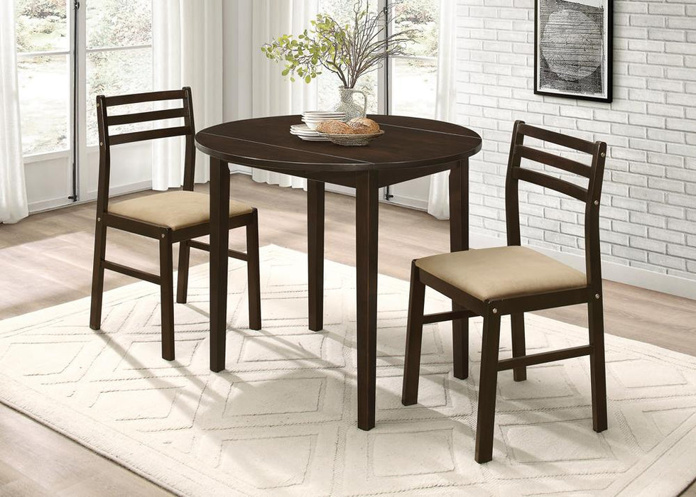 G130005 Casual Cappuccino Three Piece Dining Set image