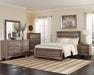 Kauffman Transitional Washed Taupe Eastern King Four Piece Set image