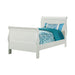 Louis Philippe Traditional Youth White Twin Bed image
