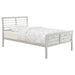 Cooper Contemporary Silver Metal Twin Bed image