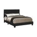 Mauve Upholstered Platform Black Full Bed image