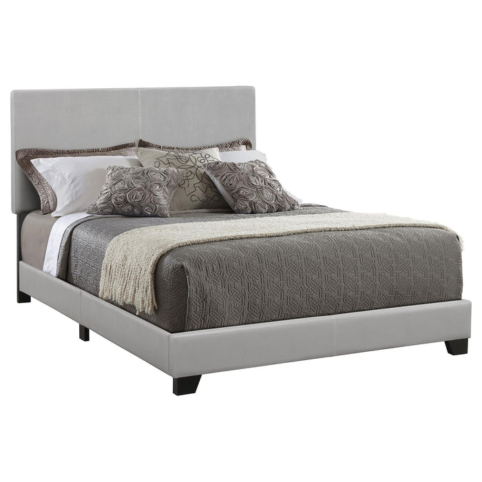 Dorian Grey Faux Leather Upholstered Queen Bed image