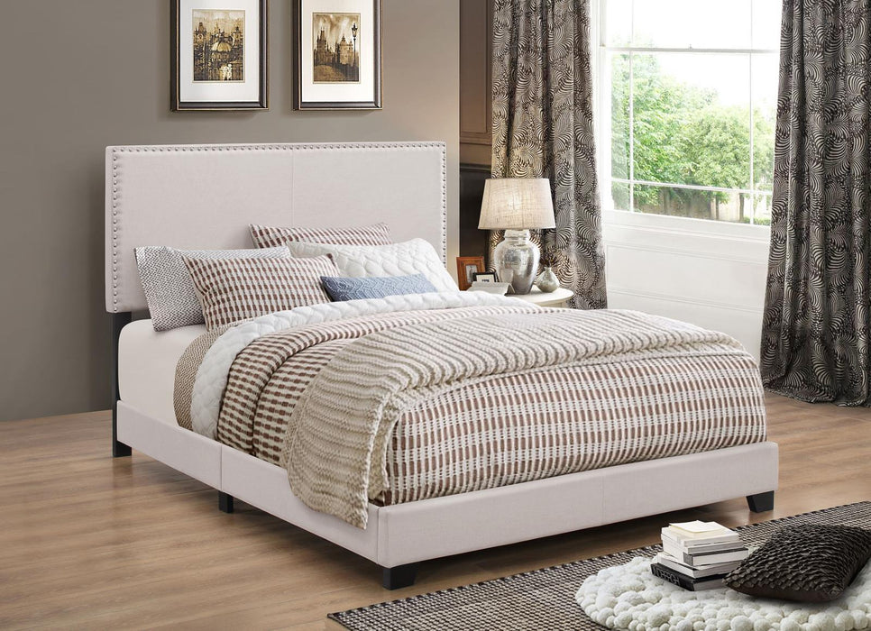 Boyd Upholstered Ivory Queen Bed image