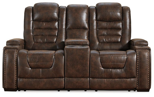 Game Zone Power Reclining Loveseat with Console image