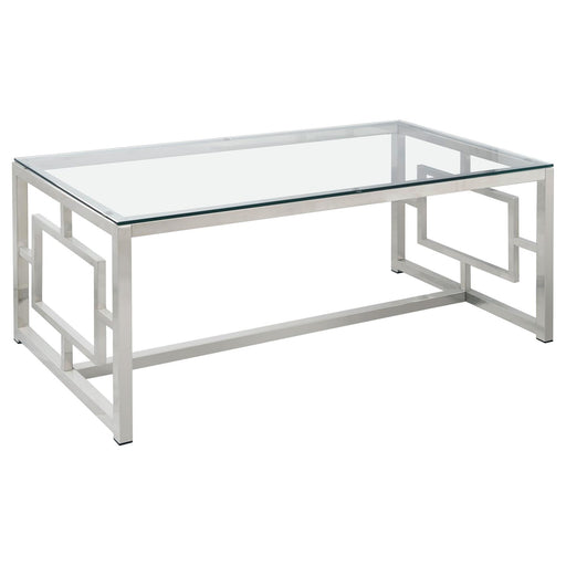 G703738 Occasional Contemporary Nickel Coffee Table image