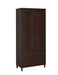 Transitional Rustic Tobacco Accent Cabinet image