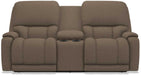 La-Z-Boy Greyson Java Power Reclining Loveseat with Headrest And Console image