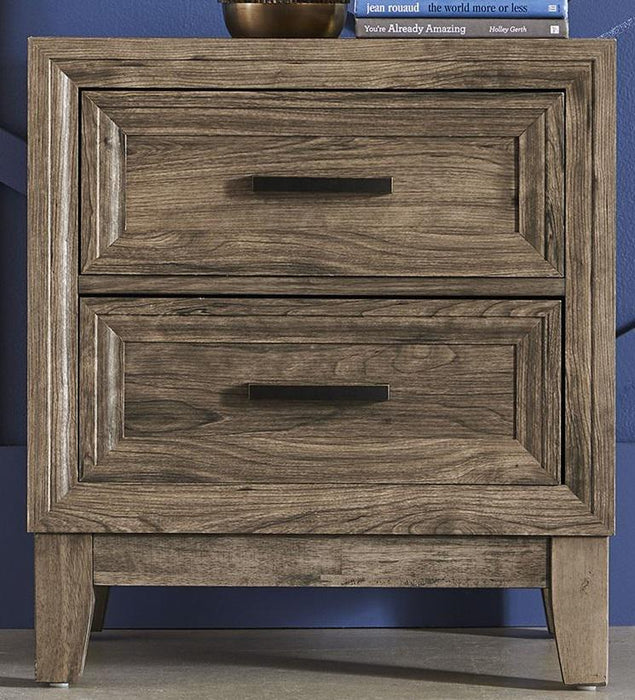 Liberty Furniture Ridgecrest 2 Drawer Nightstand in Cobblestone image