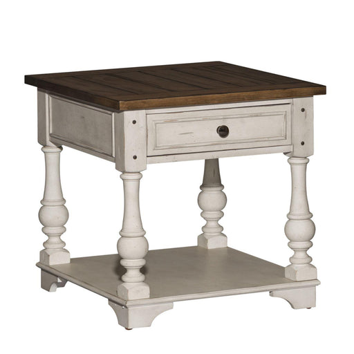 Liberty Morgan Creek End Table in Antique White image