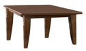Liberty Furniture Treasures Retractable Leg Table in Rustic Oak Finish image