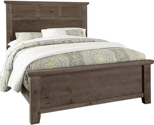 Vaughan-Bassett Sawmill King Louver Bed in Saddle Grey image