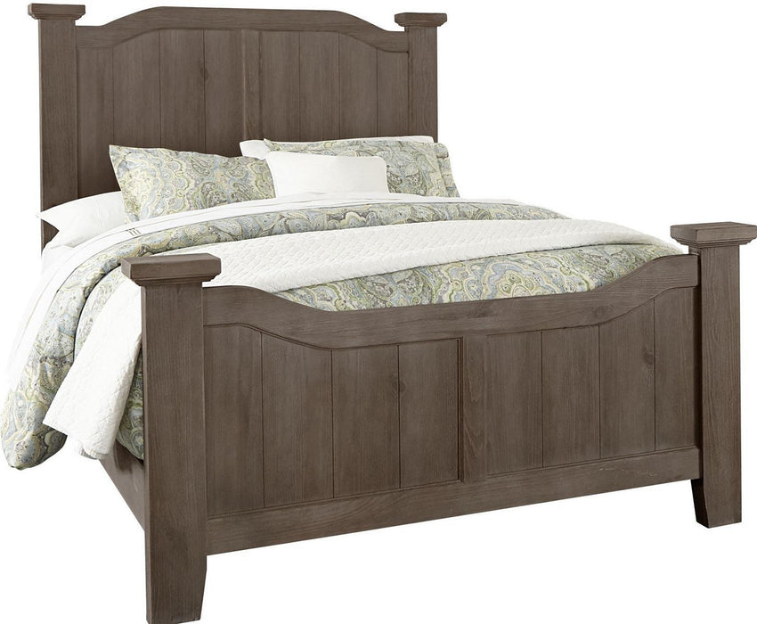 Vaughan-Bassett Sawmill King Arch Bed in Saddle Grey image